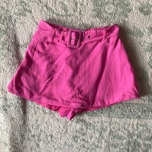 Pink Belted skort